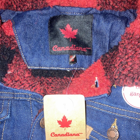 NWT- Canadiana boys XL jean jacket - Picture 5 of 5